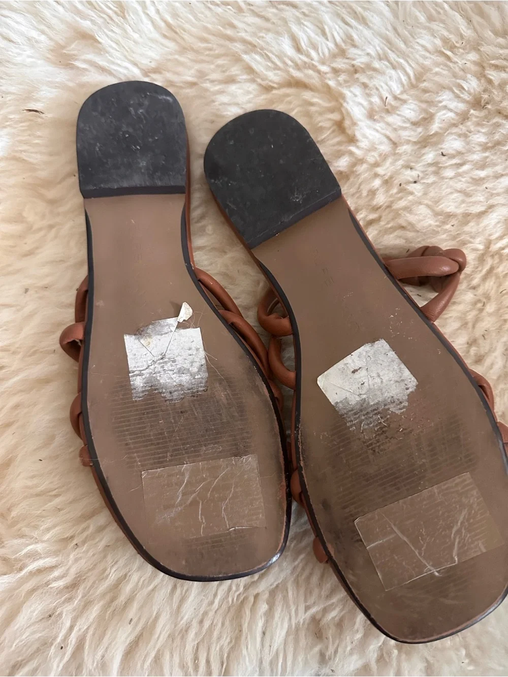 Women's Knotted Slide Sandals in Brown - Classic Casual
